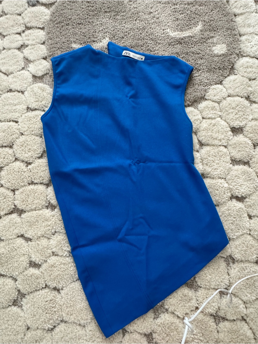 Zara Blue asymmetric top